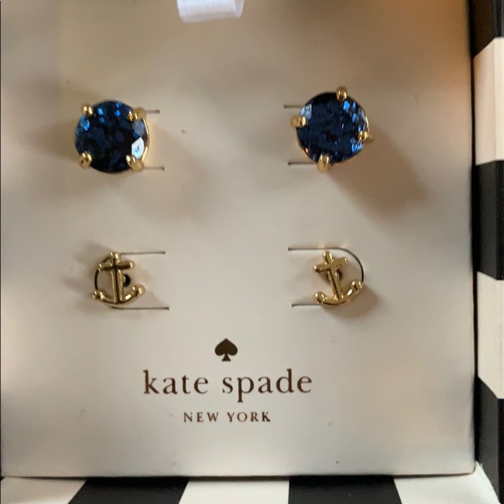 Kate Spade anchor earrings